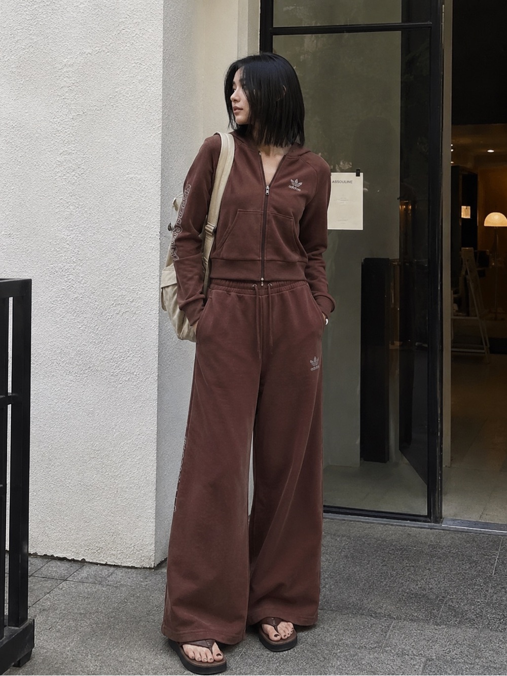 ❤️🔥FIRM PRICE❤️🔥 ADIDAS 2000 LUXE CROPPED TRACK TOP